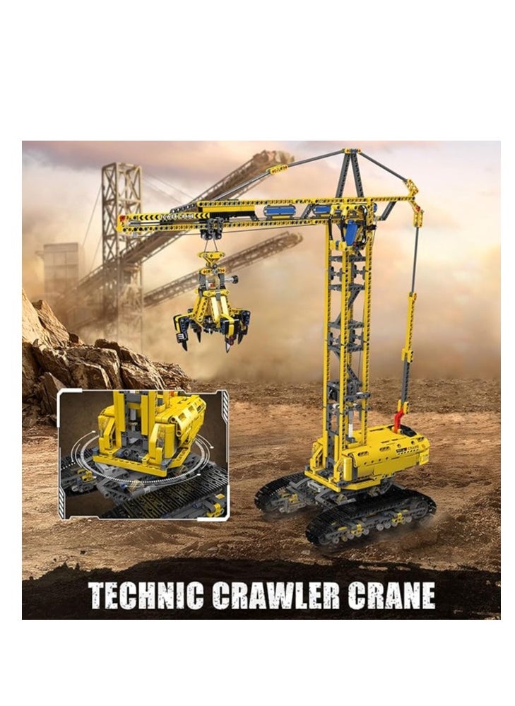 mould king 17059 Technology Tower Crane Fixture Building Blocks Kit,APP Remote Control Crane Toys, Educational Heavy Crane Model Blocks Set with Motor, Toy Gifts for Boys & Girls  - Image 2
