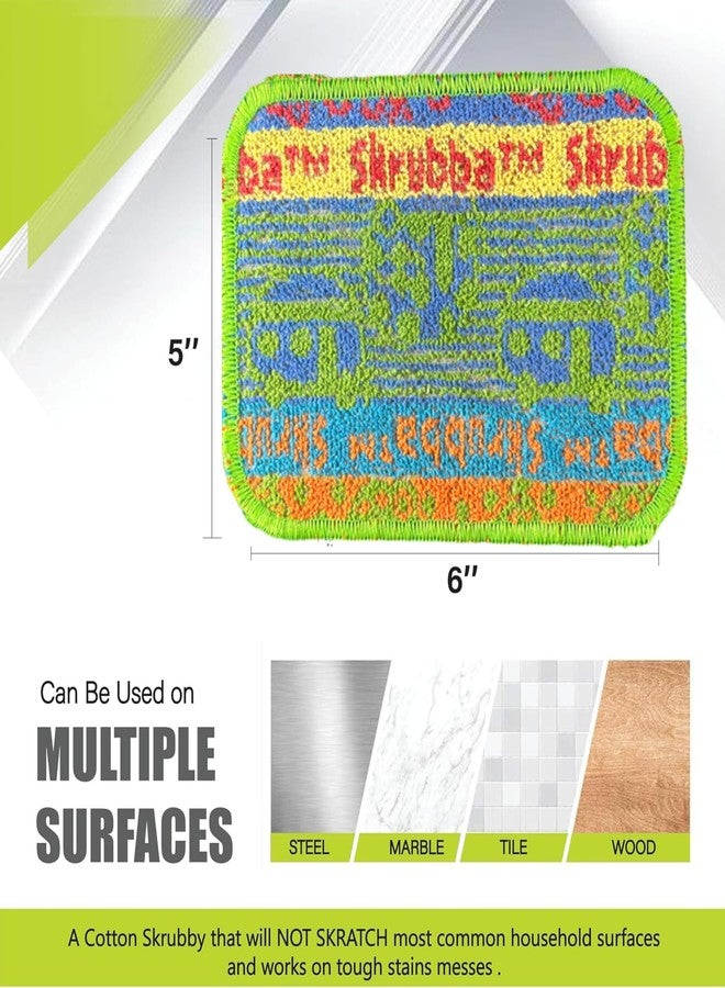 Wet-It! Wet-It Skrubba Non-Scratch Scouring Pad - European Scrubby Sponge for Kitchen, Dishes, Pots, Pans, Glass & Cookware - Durable Reusable Pad with RV Camper Design - Image 5