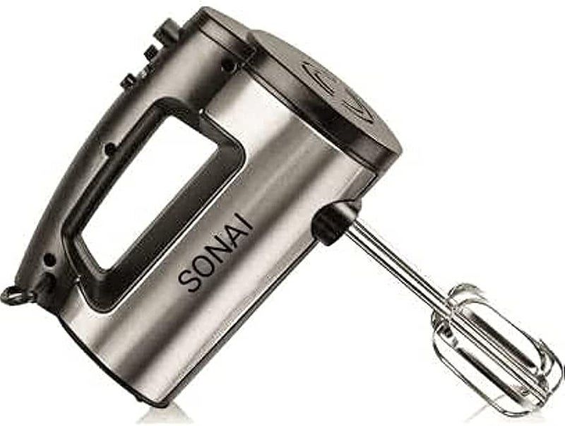 Sonai Hand Mixer -5 Speeds and turbo function,300 Watt Black SH-M790