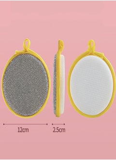ZCM-HAPPY 30 Piece Cleaning Sponge Double-Sided Brush Set Durable Cleaning Brushes Kitchen Sponge Set Kitchen Scrubber Sponge Multi-Purpose Cleaning Sponges for Home and Kitchen Use  - Image 5