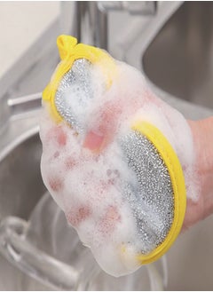 ZCM-HAPPY 30 Piece Cleaning Sponge Double-Sided Brush Set Durable Cleaning Brushes Kitchen Sponge Set Kitchen Scrubber Sponge Multi-Purpose Cleaning Sponges for Home and Kitchen Use  - Image 4