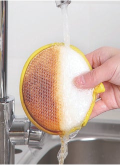 ZCM-HAPPY 30 Piece Cleaning Sponge Double-Sided Brush Set Durable Cleaning Brushes Kitchen Sponge Set Kitchen Scrubber Sponge Multi-Purpose Cleaning Sponges for Home and Kitchen Use  - Image 2