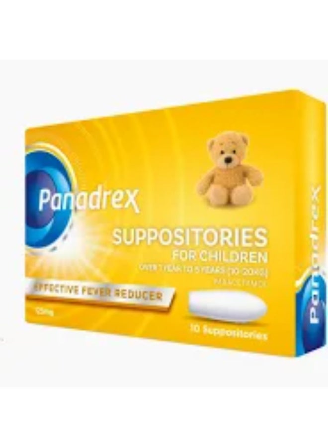 Panadrex Suppositories 125 mg 10s