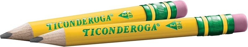 Ticonderoga My First Short Triangular Wood-Cased Pencils, #2 Hb Soft, With Erasers, Yellow, 4 Count - Image 5