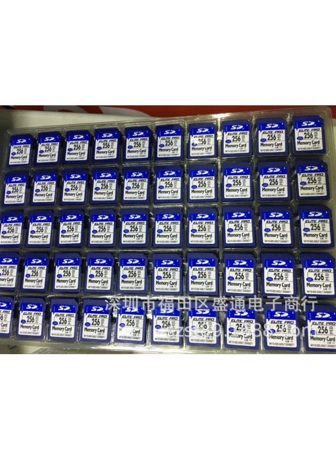 ماركة غير محددة بطاقة ذاكرة SD كبيرة الحجم بطاقة SD ذات سعة صغيرة SD256M بطاقة ذاكرة فلاش بطاقة ذاكرة محايدة Sd256m-السعة: 32 جيجابايت  - Image 3