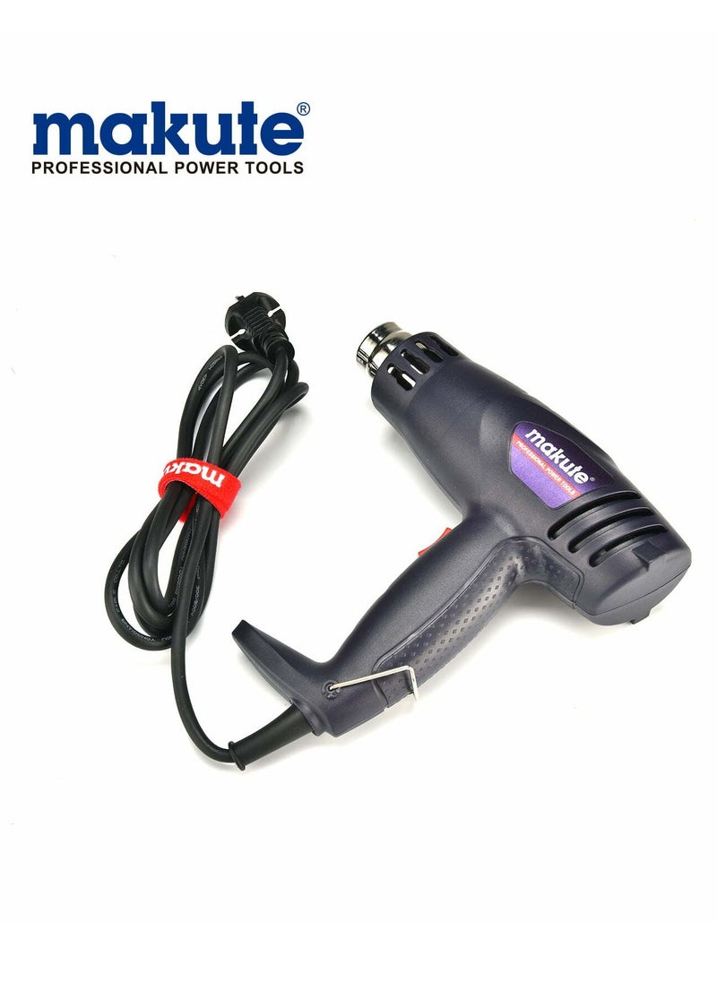 ماكيوت - Makute HEAT GUN HG003 - مسدس حراري بقوة 1600 وات يمكن الاعتماد عليه للمشروعات الاحترافية والمشروعات اليدوية - Image 1