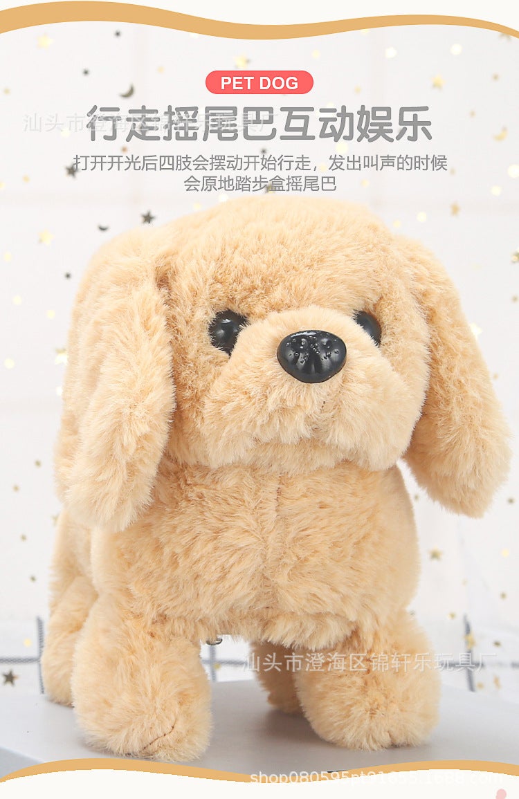 Children'S Toy Dog Walking Will Call Electric Plush Puppy Baby Simulation Will Sound Boys And Girls Pet Dog - Image 1