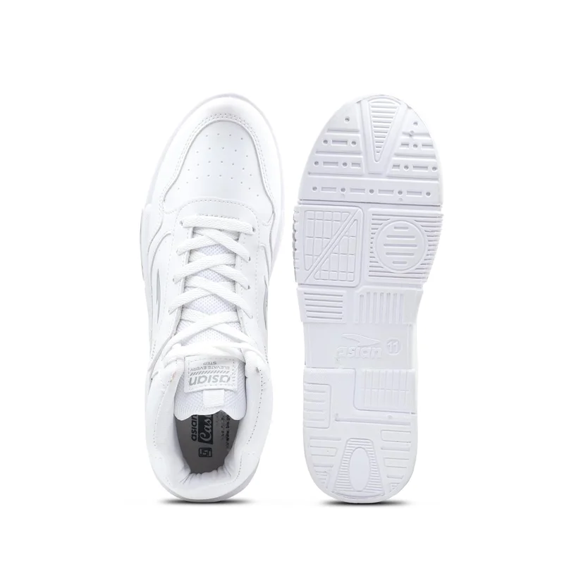 أسيان Casual Sneakers for Men - Full White