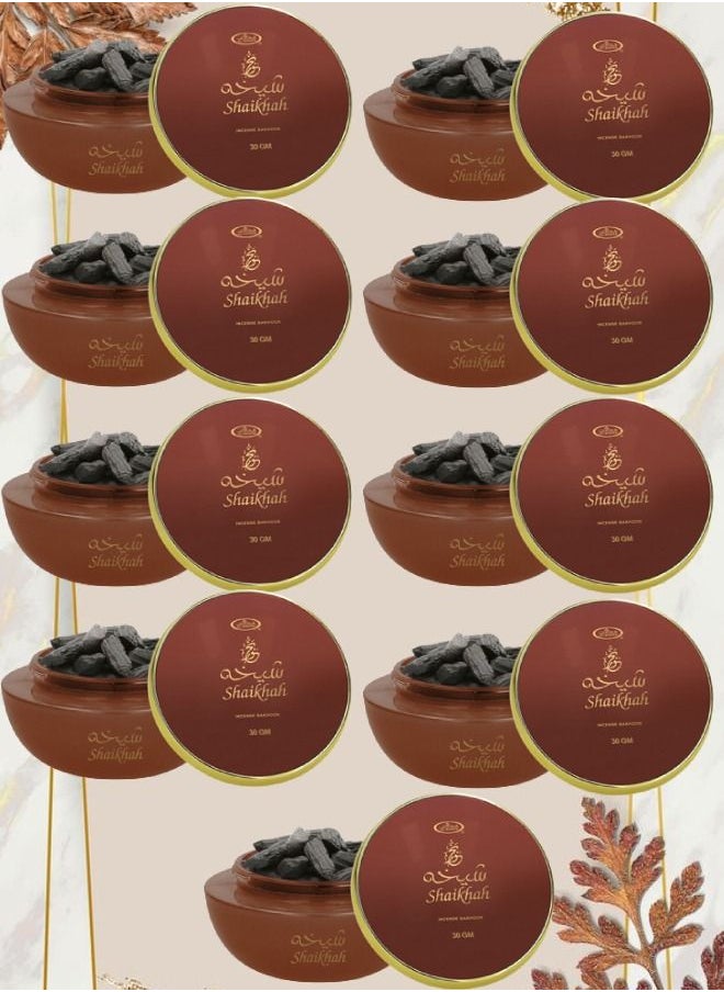Al Rehab 9 Pieces Shaikhah Bakhoor 30 Gram  - Image 1