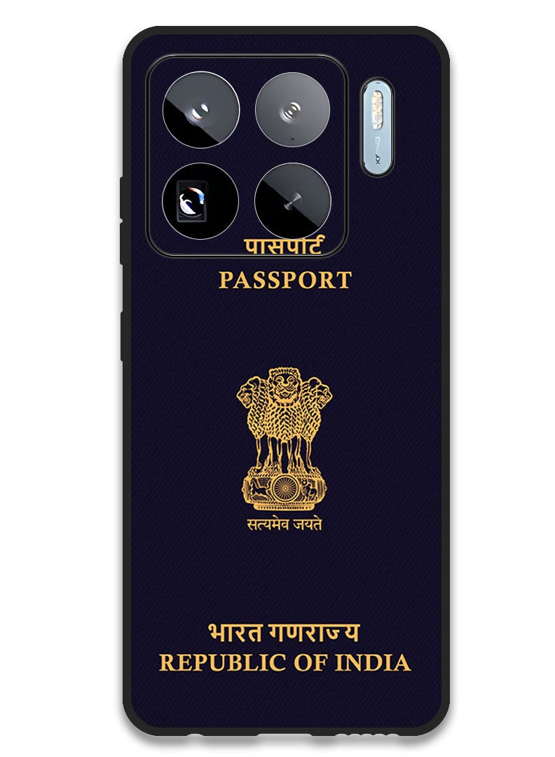 Theodor Case Compatible with Xiaomi 15S Pro 6.73 Inch Protection Shockproof Bumper Cover India Passport - Image 1