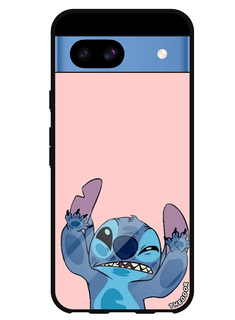 Theodor Protective Case Anti Scratch Shock Proof Bumper Cover For Google Pixel 8a Stitch - Image 1