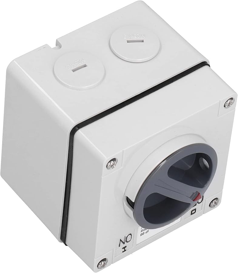 مفتاح عزل صناعي 3P63A مع أزرار ومؤشرات للاستخدام الخارجي عالي المقاومة للصدمات - Image 4