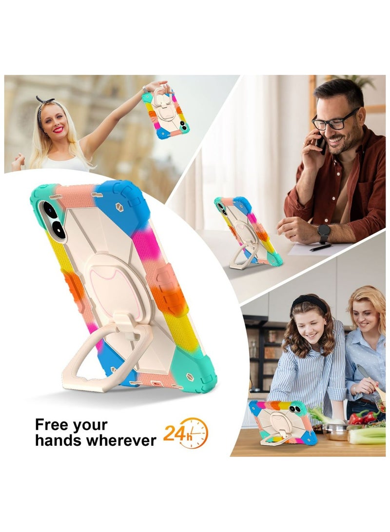 Fankalo حافظة تابلت لجهاز شاومي ريدمي باد برو / شاومي بوكو باد 12.1 بوصة مع قاعدة متعددة الوظائف تدور 360 درجة غطاء واقي كامل مضاد للصدمات مع حزام كتف - Image 5