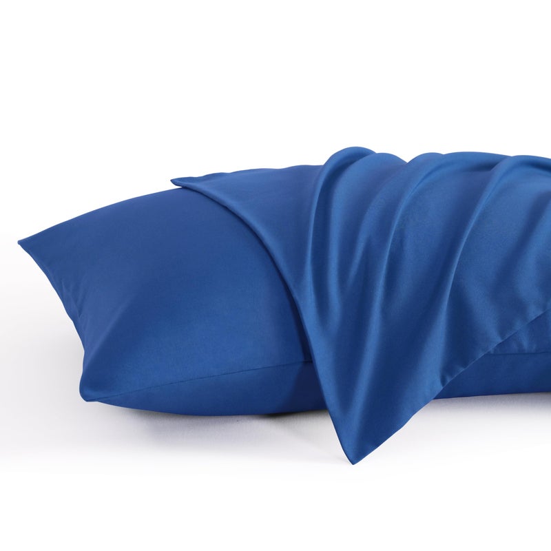NTBAY King Pillow Cases Set of 2  2 Pack Brushed Microfiber 20x36 Pillow Cases  Soft  Wrinkle  Fade  Stain Resistant Royal Blue Pillow Cases with Envelope Closure  20x36 Inches  Royal Blue - Image 1