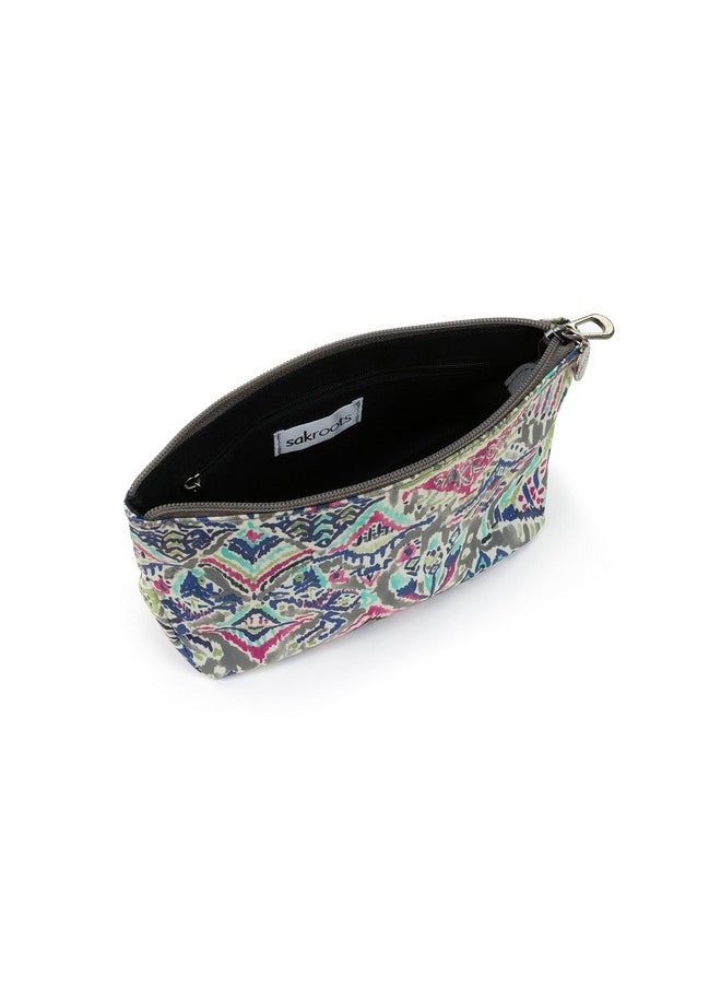 Sakroots Essential Medium Pouch In Ecotwill Slate Brave Beauti  - Image 3