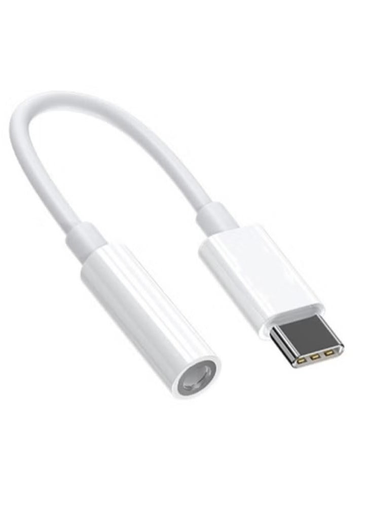 Lightning to 3.5mm Female Aux Audio Connector Adapter for Headphones and Earphones for Samsung Devices
