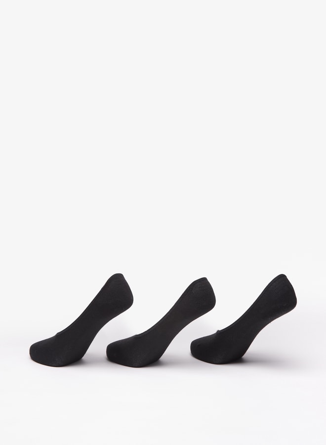 Celeste Women's Solid No Show Socks - Set of 3 - Image 2