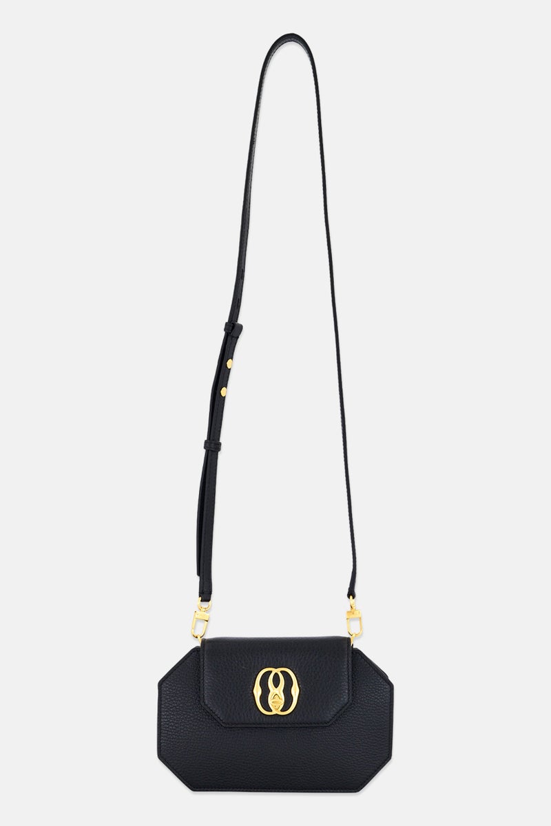 BALLY Women Brand Logo Cross Body Bag, Black  - Image 1