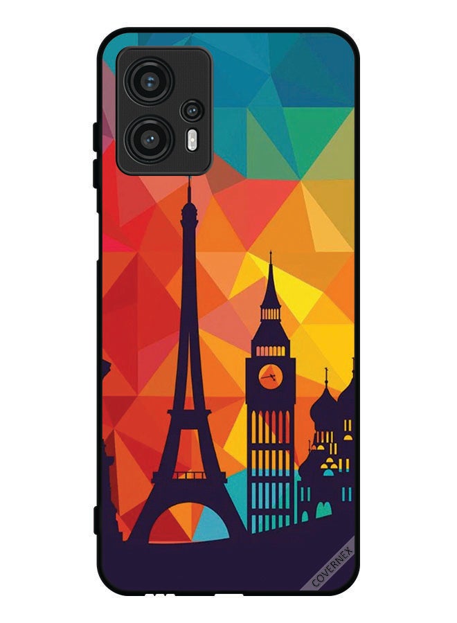 Covernex Protective Case Cover For Motorola Moto G13 Colorful Pattern Paris - Image 1