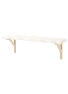 Zaboon Wall Shelf, White/Aspen, 80X20 Cm  - Image 1