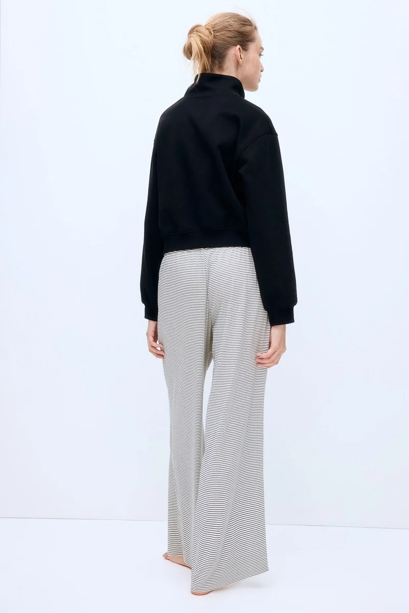 H&M Straight drawstring trousers