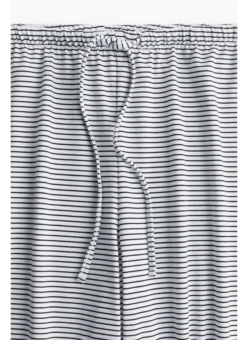 H&M Straight drawstring trousers