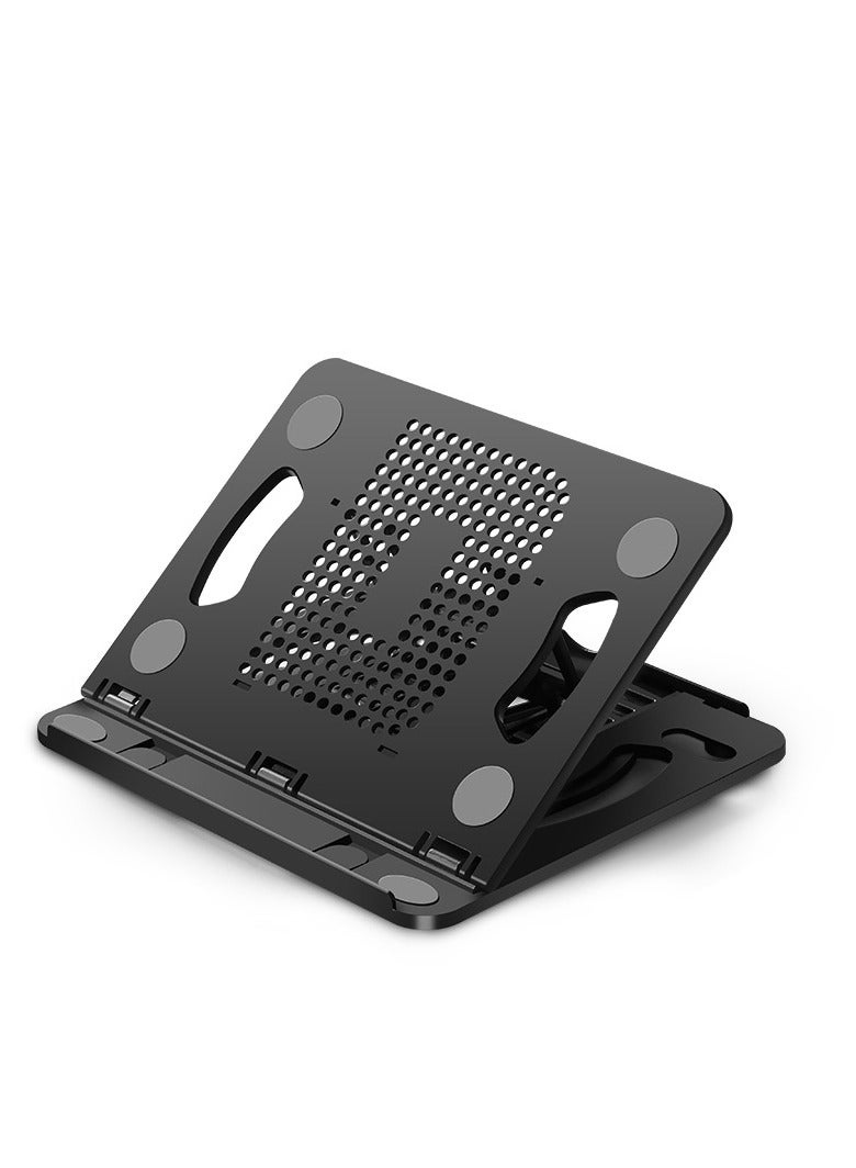 Angmei Laptop stand computer desktop heightening bracket portable storage base rotating heat dissipation folding online class carry with you - Image 1