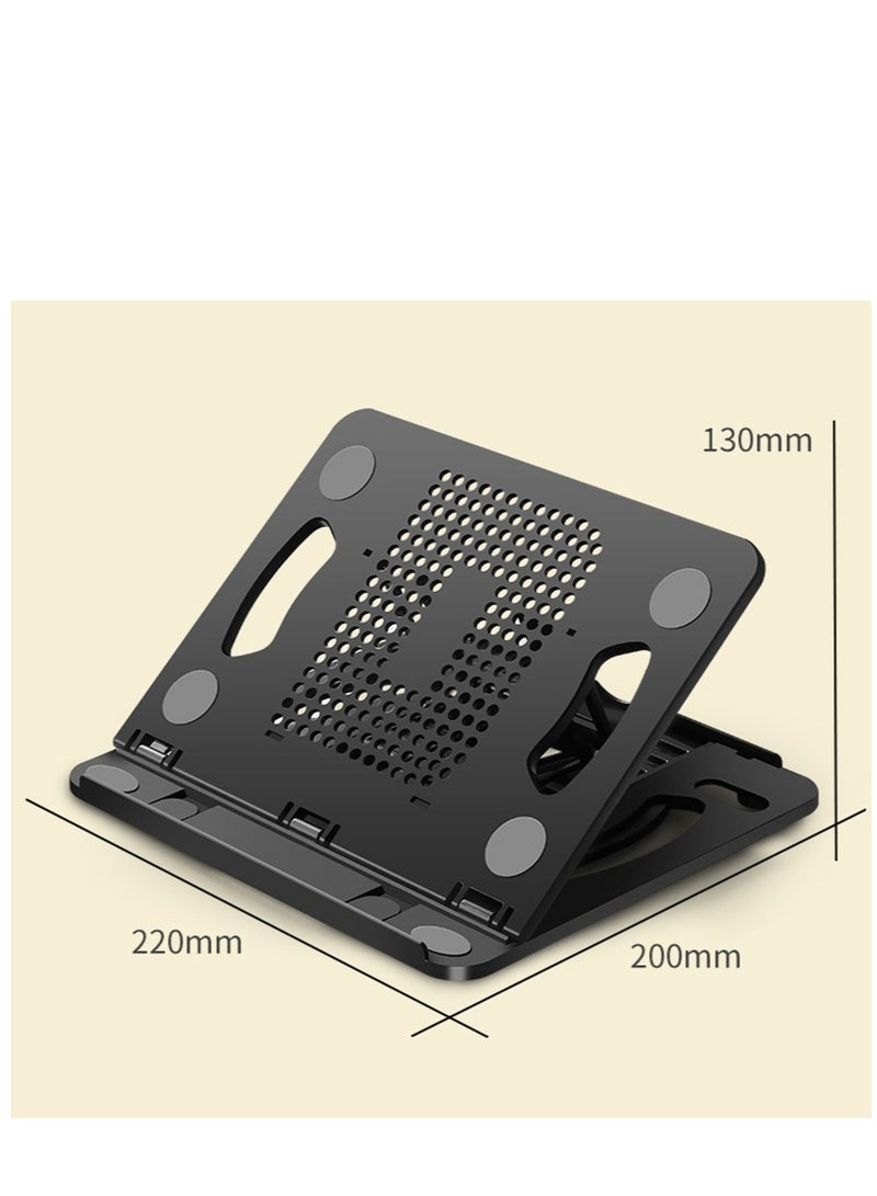 Angmei Laptop stand computer desktop heightening bracket portable storage base rotating heat dissipation folding online class carry with you - Image 5