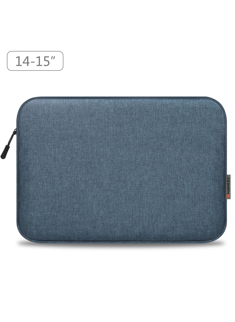 HAWEEL 14-15-Inch Sleeve Case Zipper Laptop Handbag(blue)  - Image 1