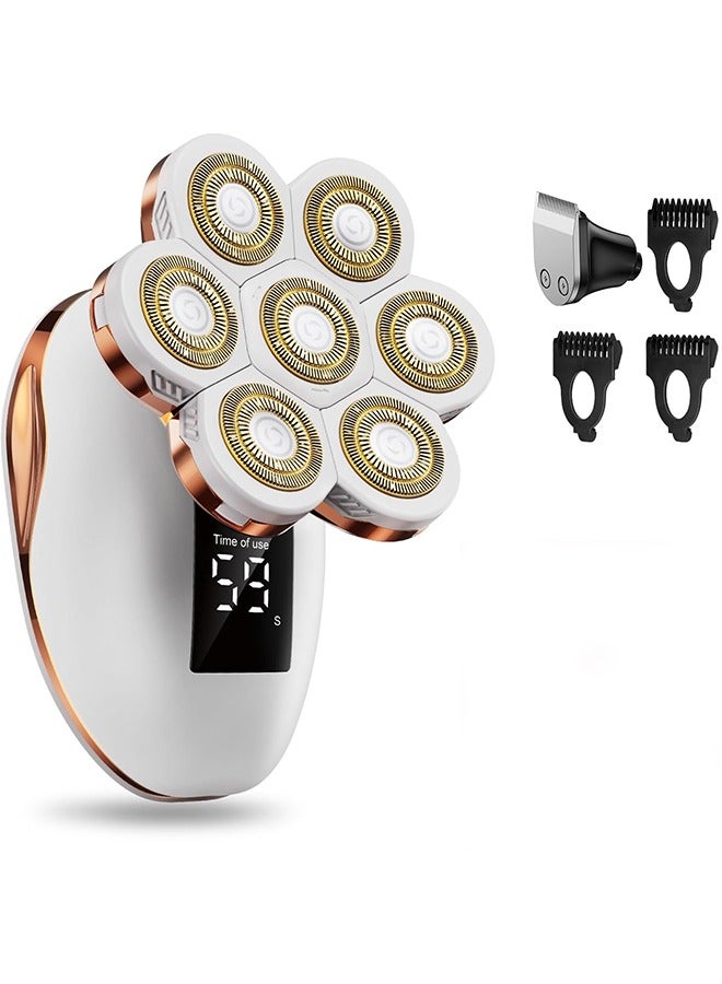 general 2-in-1 Electric Razors for Women, Wet/Dry 7D Rechargeable Rotary Shaver for Legs, Water Resistant Grooming Kit - Electric Razors for Women, Facial Hair Removal, Bikini Trimmer, Lips - Gentle Hair Remo - Image 1