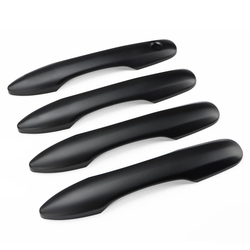 DLOVEG Door Handle Cover Compatible for 20182022 2023 2024 2025 Toyota Camry Accessories Handle Protector Compatible for Toyota Corolla 2024 2023 20222020 No Smart Key Holes Matte Black