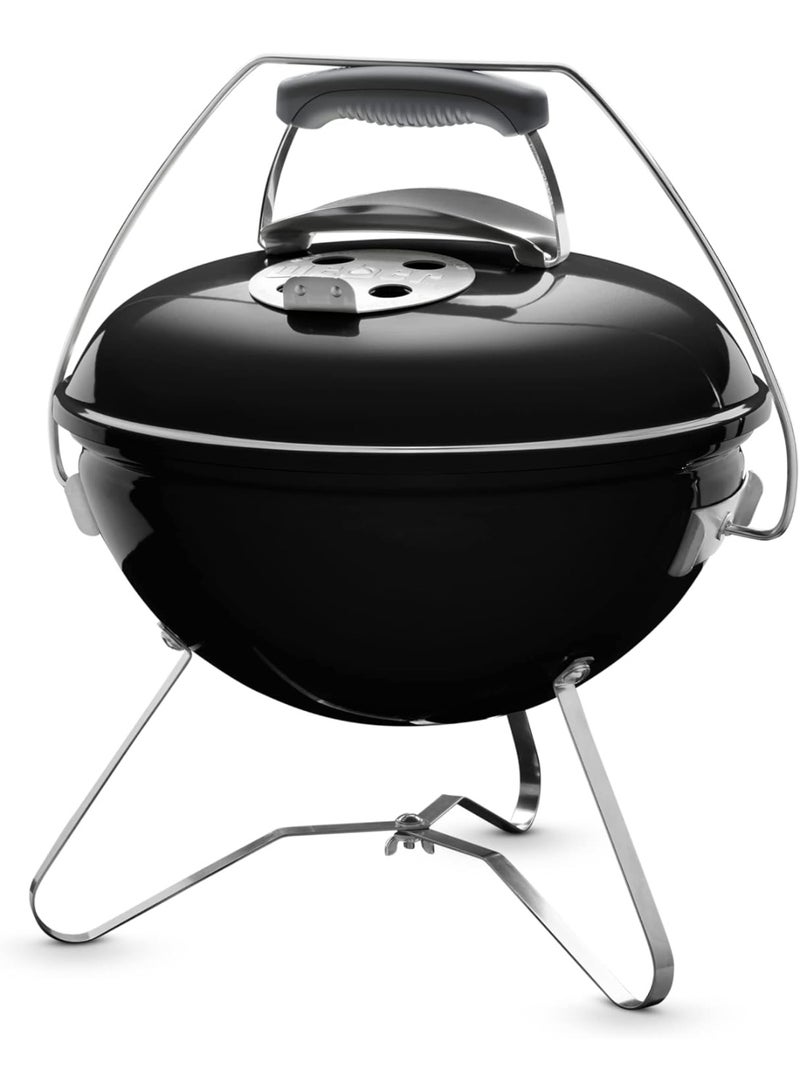 Weber ويبر 37 سم سموكي جو، أسود | شواية فحم متميزة | تشا_بور 1121004 - Image 1