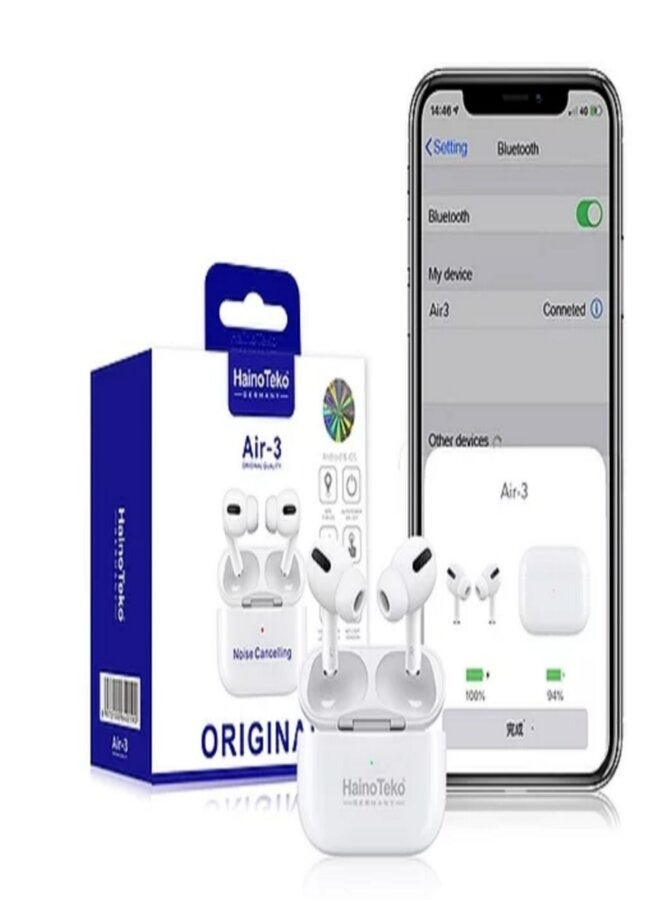 Haino Teko Air 3 Original Bluetooth Earbuds - Image 1