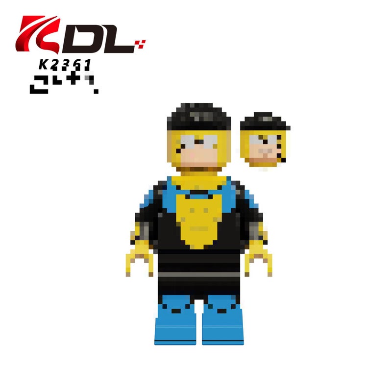 طقم مكعبات بناء شخصيات خارقة KDL857، عبوة OPP - Image 2