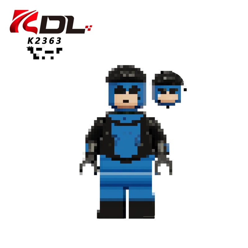 طقم مكعبات بناء شخصيات خارقة KDL857، عبوة OPP - Image 4