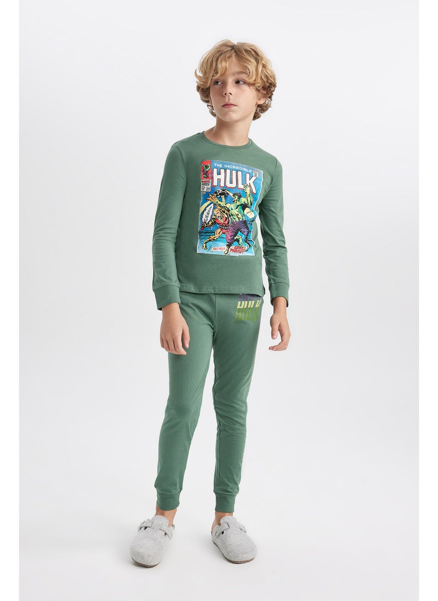 DeFacto Boy 2 piece Regular Fit Licensed by Marvel Knitted Pyjamas  - Image 5