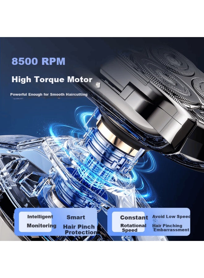 Aux Bald Head Hair Clipper Electric Shaver For Men Self Haircut Home Use Electric Beard Trimmer Haircutting Machine Gift - Image 4
