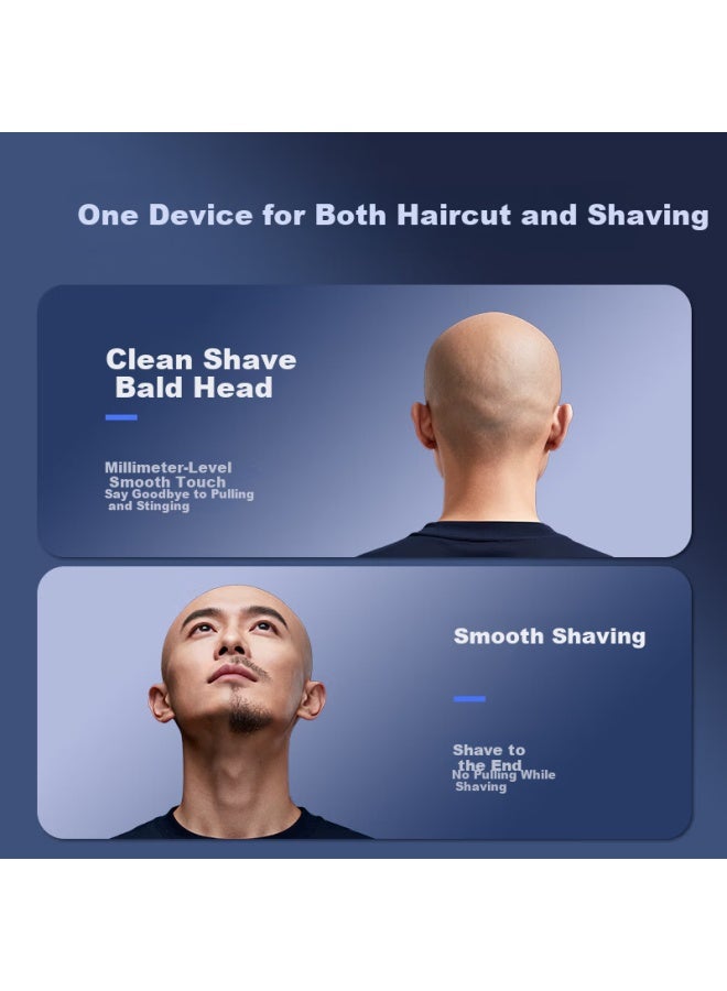 Aux Bald Head Hair Clipper Electric Shaver For Men Self Haircut Home Use Electric Beard Trimmer Haircutting Machine Gift - Image 5