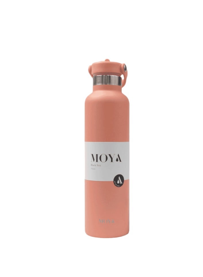 "Black Sea" 700Ml Insulated Sustainable Water Bottle Coral