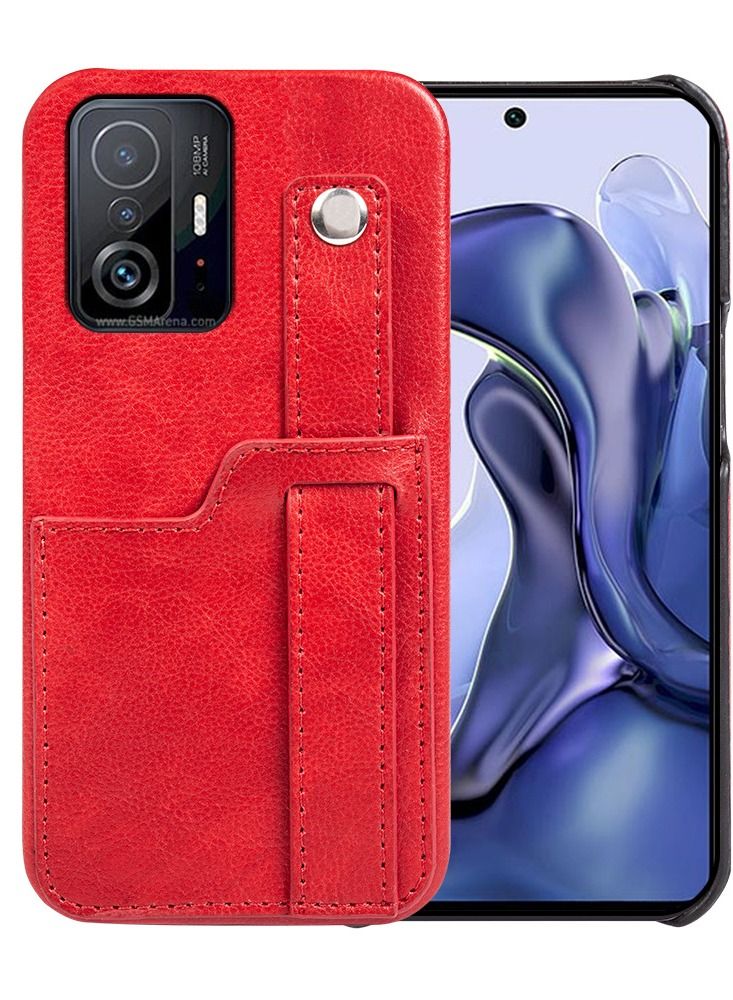 Loquat Suitable For Xiaomi Tie Bracket Wallet Leather Case Protective Sleeve