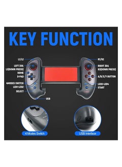 Ipega ipega PG-9083s Wireless Game Controller Retractable Gamepad Joystick for Android iOS Mobile Phone Tablet - Black  - Image 5