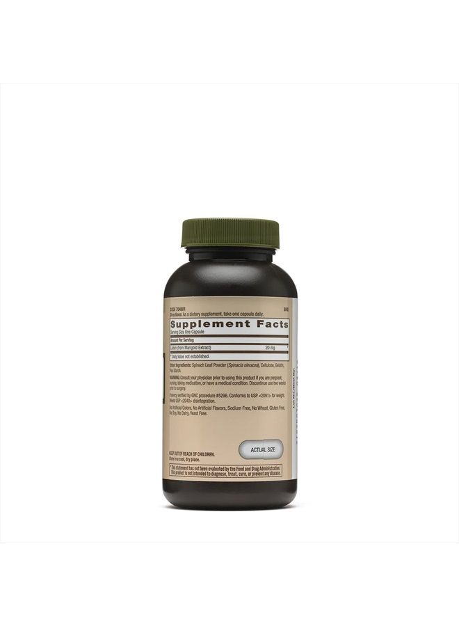GNC Natural Brand Lutein 20mg, 60 Capsules, Supports Eye Health - Image 2
