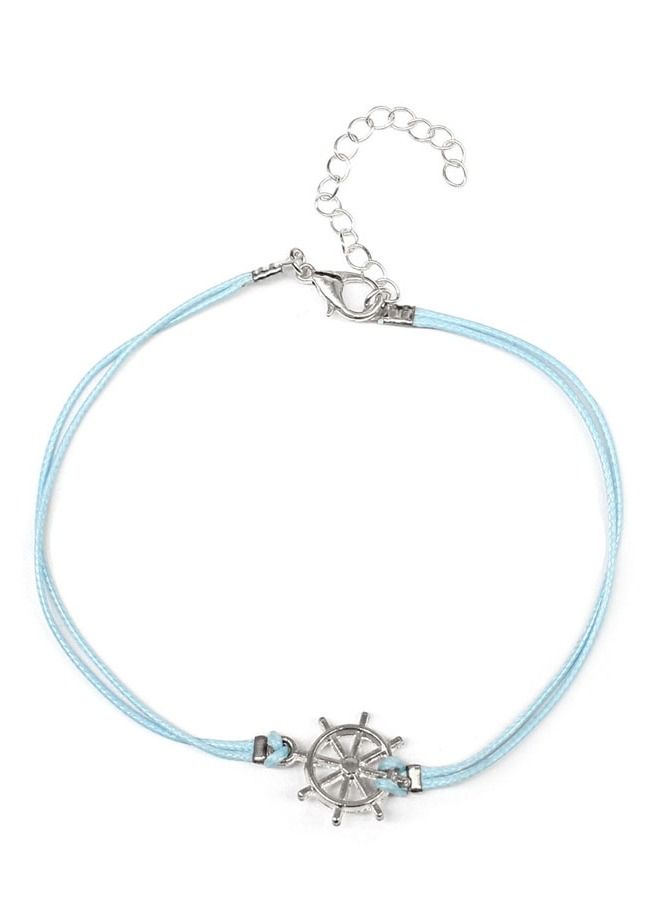 5esha Women Casual Wheel Pendant Anklet - Image 1