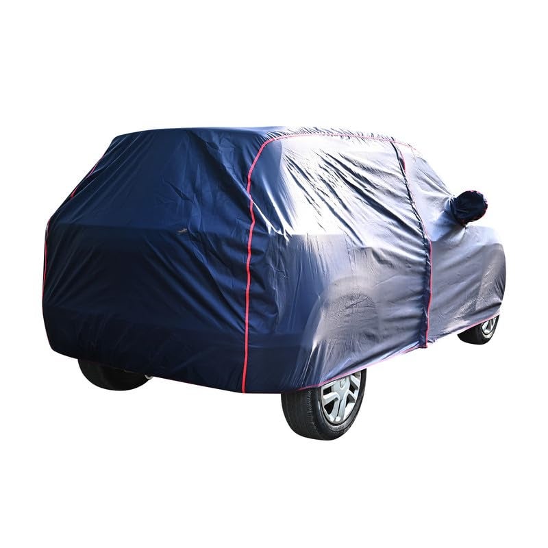 Able Parashuit Blue WR Series Car Body Cover with Mirror Pockets and Driver Door Zipper Compatible for Honda Amaze New Type-II (2018 to Till Now Model) - Image 2
