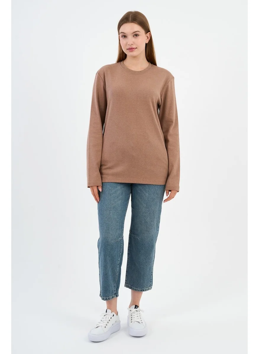 Alexander Gardi Crew Neck Basic Lycra Sweatshirt (WK25512WN)