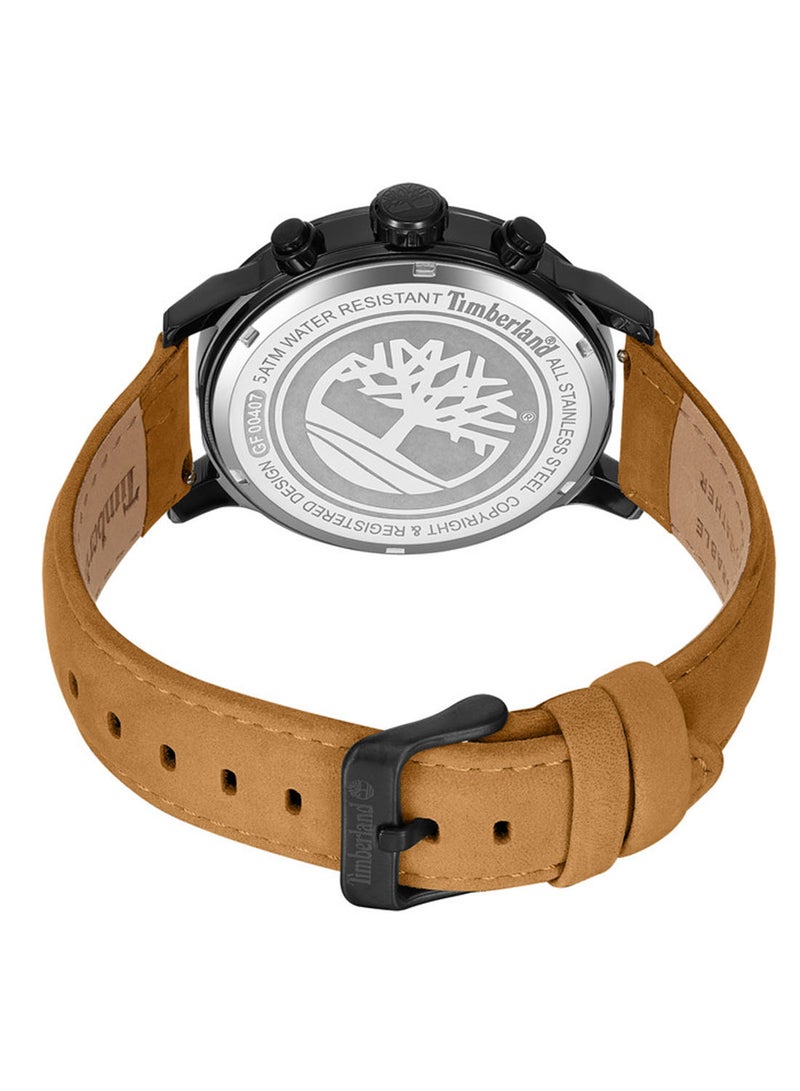 Timberland Men Birch Road Green Dial Stainless Steel Bracelet Analog Watch for Men, 45mm - Image 3