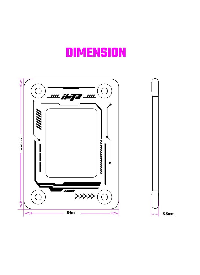 Generic CPU Contact Frame, LGA 1700 CPU Contact Frame, CPU Corrective Fixing Bracket, Suitable for Intel 12/13/14 Gen Anti-Bend Fixing Fixture  - Image 5