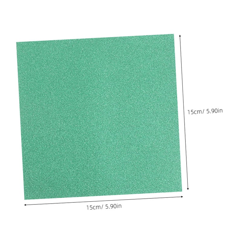 60 Sheets Glitter Origami Paper Iridescent Craft Paper DIY Projects Easy Folding Non Shedding - Image 3
