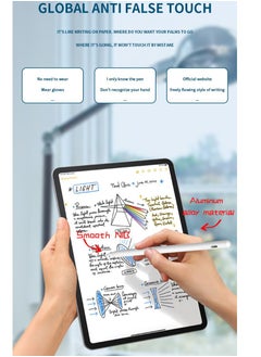 OPULENCE Opulence Tilt Sensitivity Palm Rejection Stylus Pen for Apple iPad 2018 & After 6/7/8/9th Generation i pad Pro 11 /Pro 12.9 3rd/4th/5th/Air 3 & 4 & 5 Precise Writing Drawing Digital Pencil Black  - Image 4
