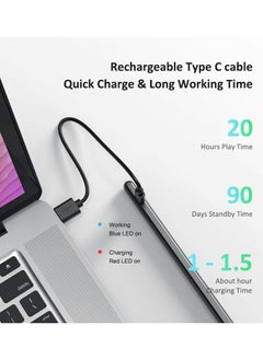 OPULENCE Opulence Tilt Sensitivity Palm Rejection Stylus Pen for Apple iPad 2018 & After 6/7/8/9th Generation i pad Pro 11 /Pro 12.9 3rd/4th/5th/Air 3 & 4 & 5 Precise Writing Drawing Digital Pencil Black  - Image 3